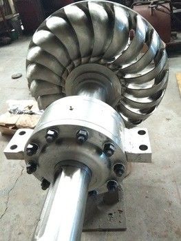 100 KW'dan 1000KW'ya kadar Paslanmaz Çelik veya Yüksek Güçlü Alaşımlar Turbo Turbine Jeneratörü, Su Enerjisi Üretimi için Dikey Kurulumla