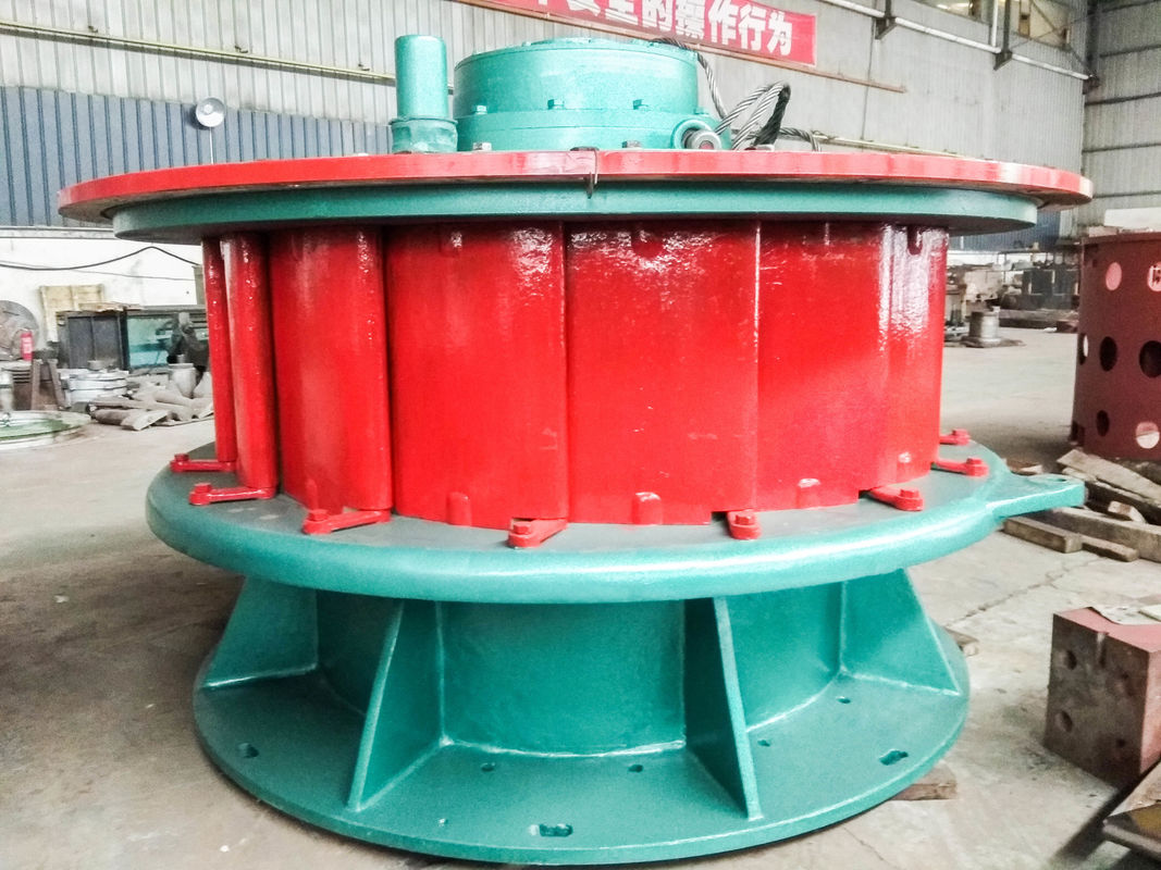 2000-10000kg Turgo Turbine Generator designed for Flow Rate 109 cubic meters per second Power Range 500 kilowatt to 70 megawatt energy production