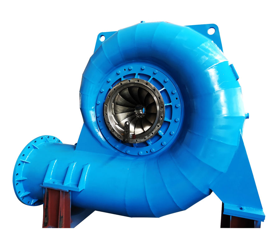 Hız Aralığı 150RPM 1000RPM Francis Hidro Türbin Jeneratörü Akışı Destekler 3,21 - 14,9 M³s Sürdürülebilir Enerji Üretimi