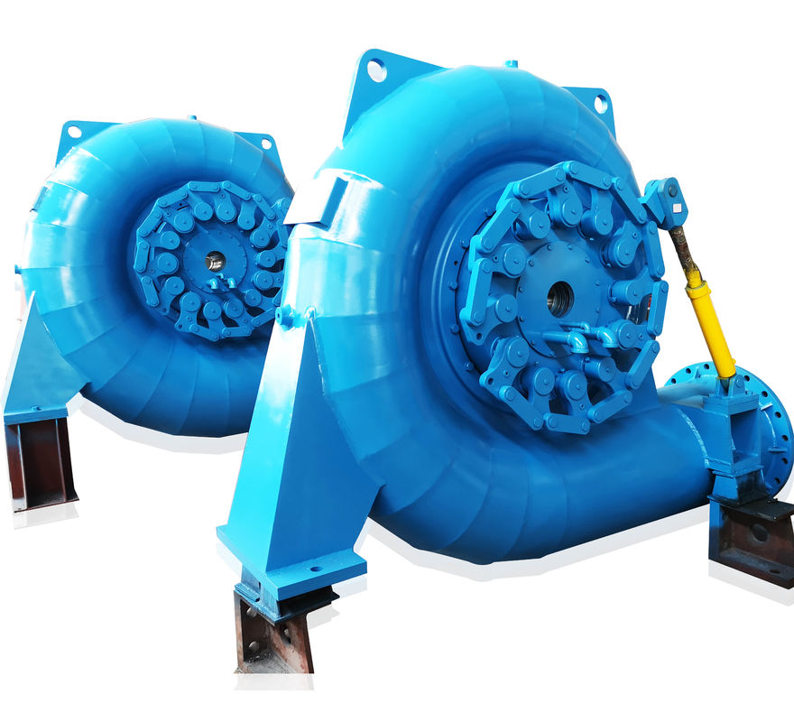 Hız Aralığı 150RPM 1000RPM Francis Hidro Türbin Jeneratörü Akışı Destekler 3,21 - 14,9 M³s Sürdürülebilir Enerji Üretimi