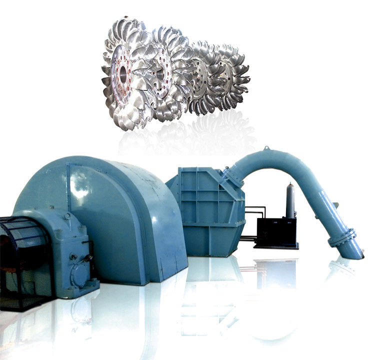 Yüksek Başlık 100m 2000m Pelton Turbine Jeneratörü 6-10kV değerli voltaj Su enerjisi üretimi için özel tasarlanmıştır