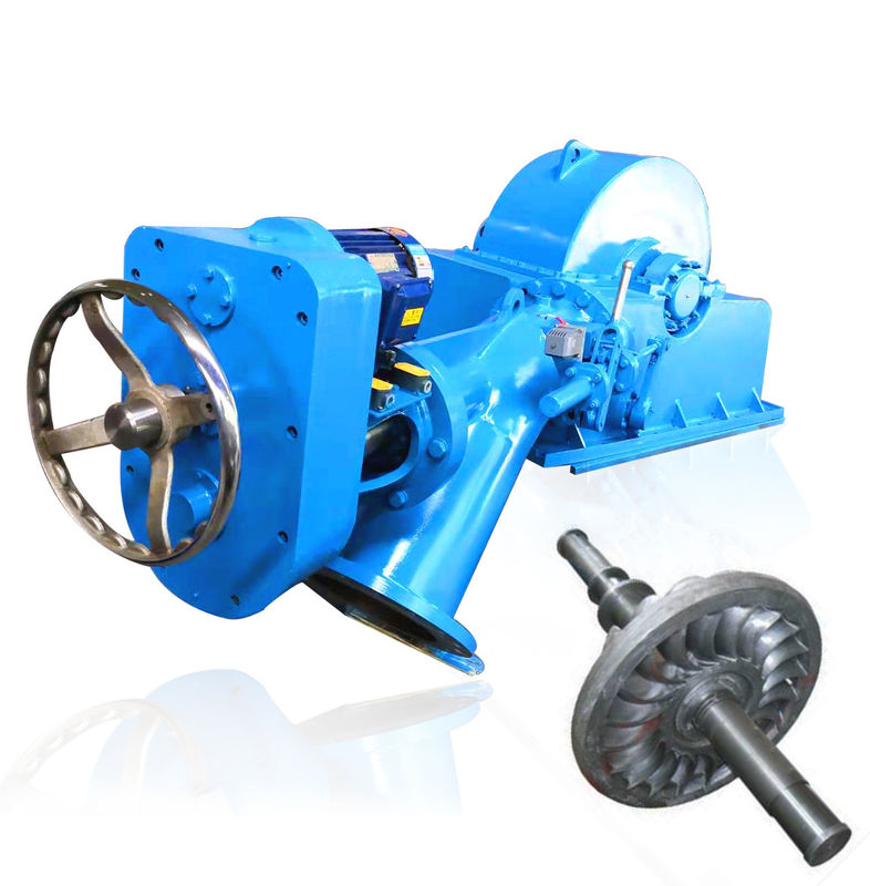 220V-11000V nominal voltajlı, 50-400m nominal başlı ve hidroelektrik enerjisi için paslanmaz çelik koşucu ile Turgo Turbine Jeneratörü