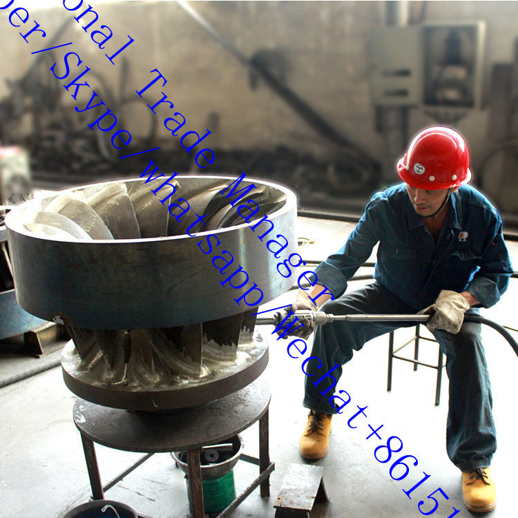 Hız Aralığı 150RPM 1000RPM Francis Hidro Türbin Jeneratörü Akışı Destekler 3,21 - 14,9 M³s Sürdürülebilir Enerji Üretimi