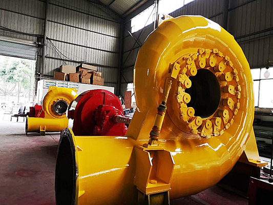 Özelleştirilmiş 2000kw Francis Su Türbini Hidro Elektrik Santrali Ekipmanları