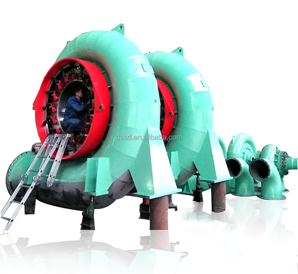 400V 800V 6.3kV 10kV Francis Hidrolik Türbin Jeneratörü 10m-300M Paslanmaz Çelik