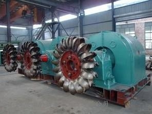Paslanmaz Çelik Koşucu Yüksek Başlı Su Türbini Yüksek RPM 600-1000rpm için tasarlanmıştır