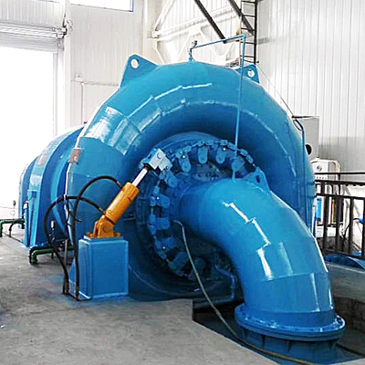 Büyük ölçekli enerji üretimi için 450-1000 RPM Su türbünü 200kw-20mw Güç çıkışı