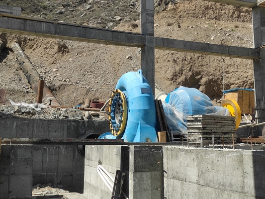 Dayanıklılık Çelik hidro türbin jeneratörü 200kw-20mw Kapasite 50HZ/60HZ