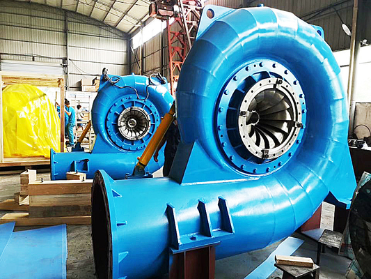 Verimlilik Otomatik Su Türbini Jeneratörü 50-60Hz 450-1000 RPM 220-690V fırçasız uyarı