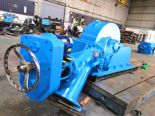 Dikey/Yatay 200kW-30MW Turbo Turbine Generator 50-400m Baş 500-3000rpm Hız