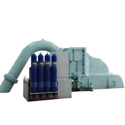 Güç çıkışı fırçasız Pelton türbine jeneratörü 100kw-50mw Hava/yağ soğutma 500-3000r/min