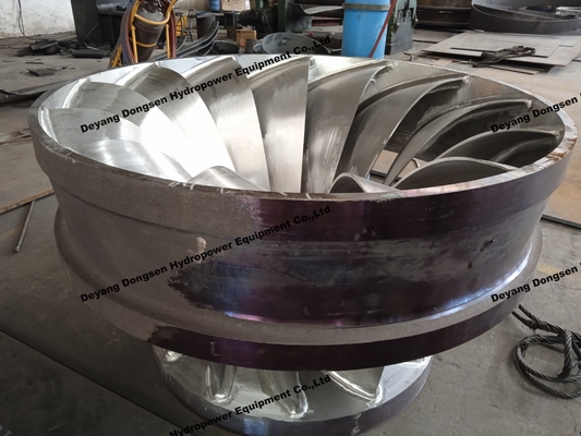 Düzenlenebilir Hidro Turbine Runner Poliş Kılıçları veya Düşük Hızlı Dönüşüm Özel Açık/Kapatık Tasarım