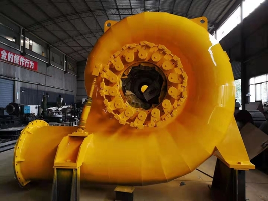 200kW-20MW fırçasız su türbünü Hava / Su Soğutma Dikey Kurulum 450-1000 RPM