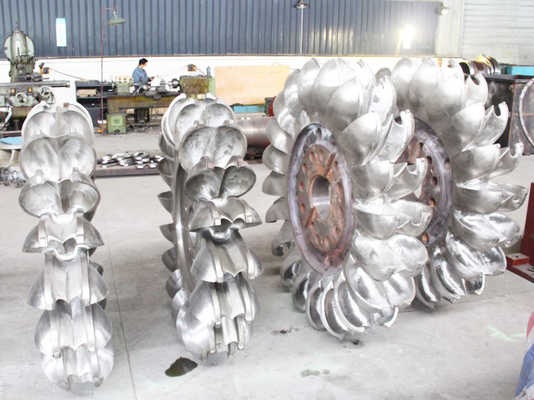 Özel su türbini 200kw-20mw Güç çıkışı Dikey/Yatay kurulum
