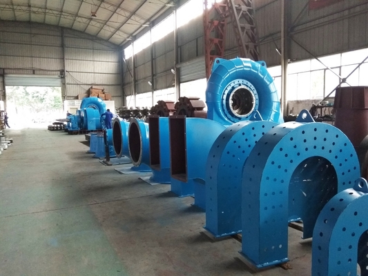 Silikon fırçasız su türbini jeneratörü 300-3000rpm Hız aralığı 200kw-20mw Güç çıkışı