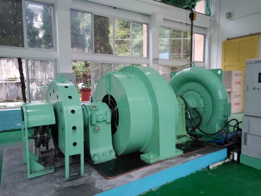 Verimlilik Francis Hidrolik Turbin Jeneratörü 450-1000RPM 400V-10kV 20m-300M Su Başlığı