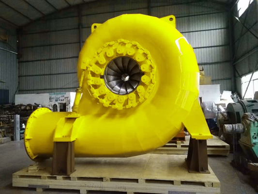 Güç Stainless Steel Francis Turbine Generator 300KW-20MW Dikey veya yatay kurulum