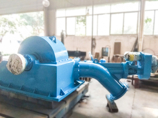 Ağır Görevli Pelton Tekerlekli Turbin Jeneratörü Paslanmaz Çelik 6-10kV Belirli Voltaj 500-3000r/min Hız