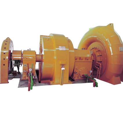 Dikey veya yatay Francis türbine jeneratörü 400V 800V 6.3kV 10kV