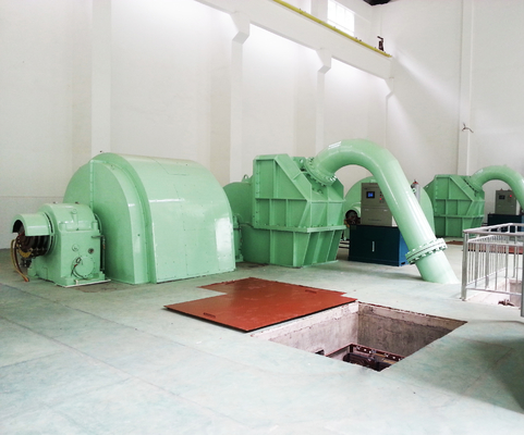 Standart Hız 6-10kV Pelton Hidrotürbin Jeneratörü Birimi Hava/Yağ Soğutma Mikro Vali