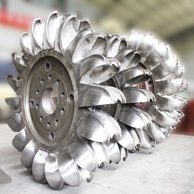 Hidroelektrik Pelton Turbine Jeneratörü 100kw-50mw IP54 fırçasız/tiristor 5-50t Ağırlık