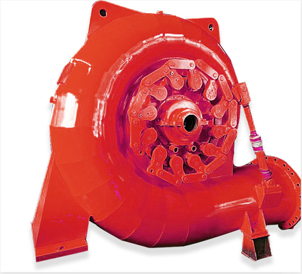 Otomatik Francis Turbine Generator 450-1000RPM Hız 20-300M Su Başlığı 400V-10kV Voltaj