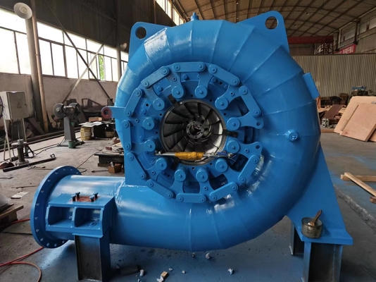 Özel 450-1000rpm 200kw-20mw Paslanmaz Çelik Francis Turbin Jeneratörü