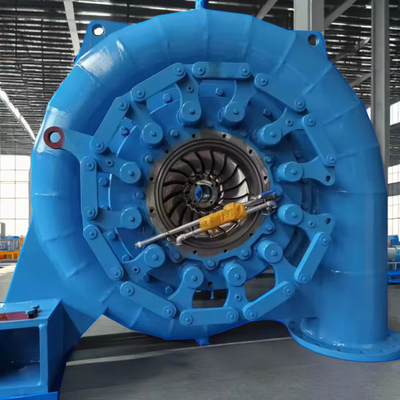 Otomatik Kontrol Paslanmaz Çelik Francis Turbin Jeneratörü - 300KW-20MW Güç 400V-10kV Dikey