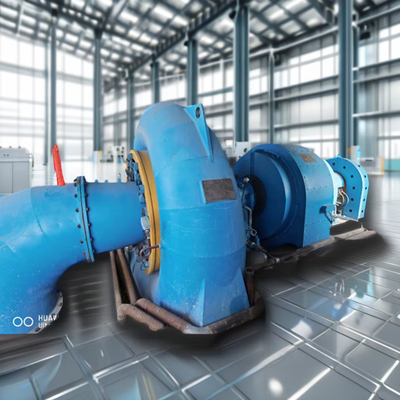 Yüksek başlı çelik ve paslanmaz çelikli su türbininin kapasitesi 200kw-20mw
