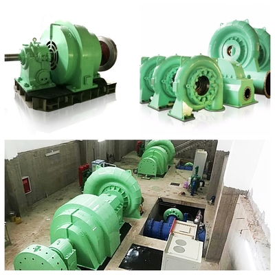50HZ/60HZ 500KW-20MW hidrolik türbin elektrik santrali için fırçasız uyarı jeneratörü