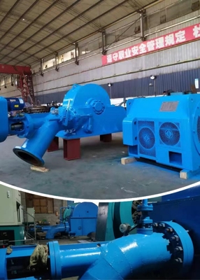 Hidroenerji ekipmanları Turgo Turbine Su türbini jeneratörü 5t-20t Adli başlık 50-400m