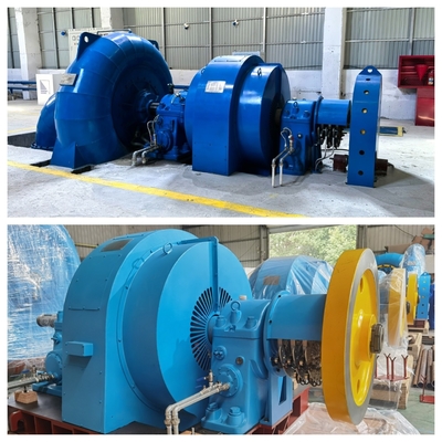 Elektrik için nehir kaynağı ile 1000kw özelleştirilmiş hidroelektrik türbini jeneratörü