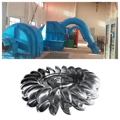 500-3000r/min Hız aralığı Pelton Tipi Turbin Jeneratörü fırçasız heyecanlandırma modu ile