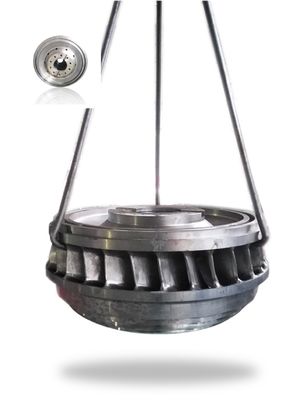 Hidroelektrik Üretimi Hidro Türbin Çarkı, Özelleştirilmiş Kanat Uzunluğu ve 300rpm Nominal Rotor Hızı