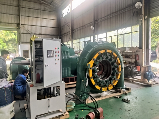 Yüksek akış hızı su enerjisi üretimi için büyük boru çapı DN2250-3200mm Francis Su Türbini Jeneratörü