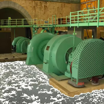 100KW-10MW Hidro Türbin Jeneratörü, Elektrik Vanası ve Mikrobilgisayar Regülatörü İle