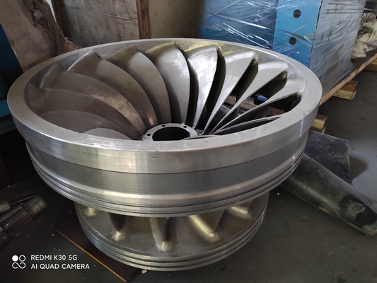 Francis Runner Blade Angle Hidroelektrik Turbininin ve giriş basıncının 10 MPa olması