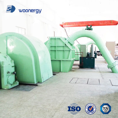 Su Enerjisi Santralleri Pelton Turbine Jeneratörü, 1000 Kw Yüksek Başlı Su Turbını