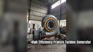 Hidro Enerji Projeleri için Verimli Francis Türbin Jeneratörü