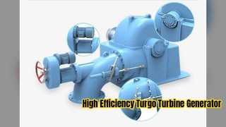 Hidro Enerji için Yüksek Verimli Turgo Türbin Jeneratörü