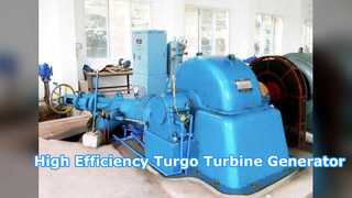 Yüksek Verimli Turgo Türbin Jeneratörü 4000kW Güç Çözümü