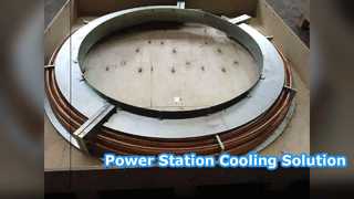 Hava Yağ Soğutucusu 0-80C Güç İstasyonu Soğutma Çözümü